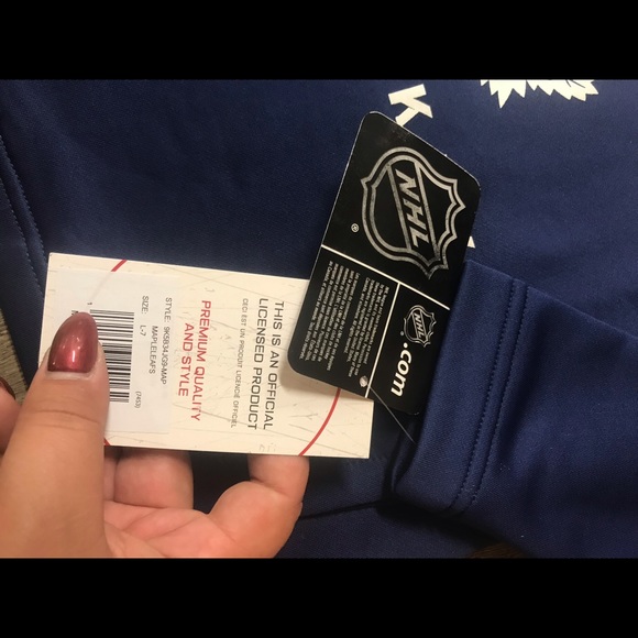 NWT TML Hockey Boys LG (7) Quarter Zip Sweater - Picture 3 of 6